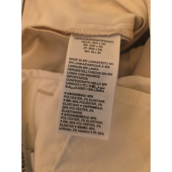 Amazon Essentials Men's 35x34 Slim Fit Chino Pants Stone Off White NWT Tall - Picture 6 of 6